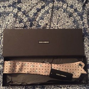 Dolce and Gabbana silk skull tie